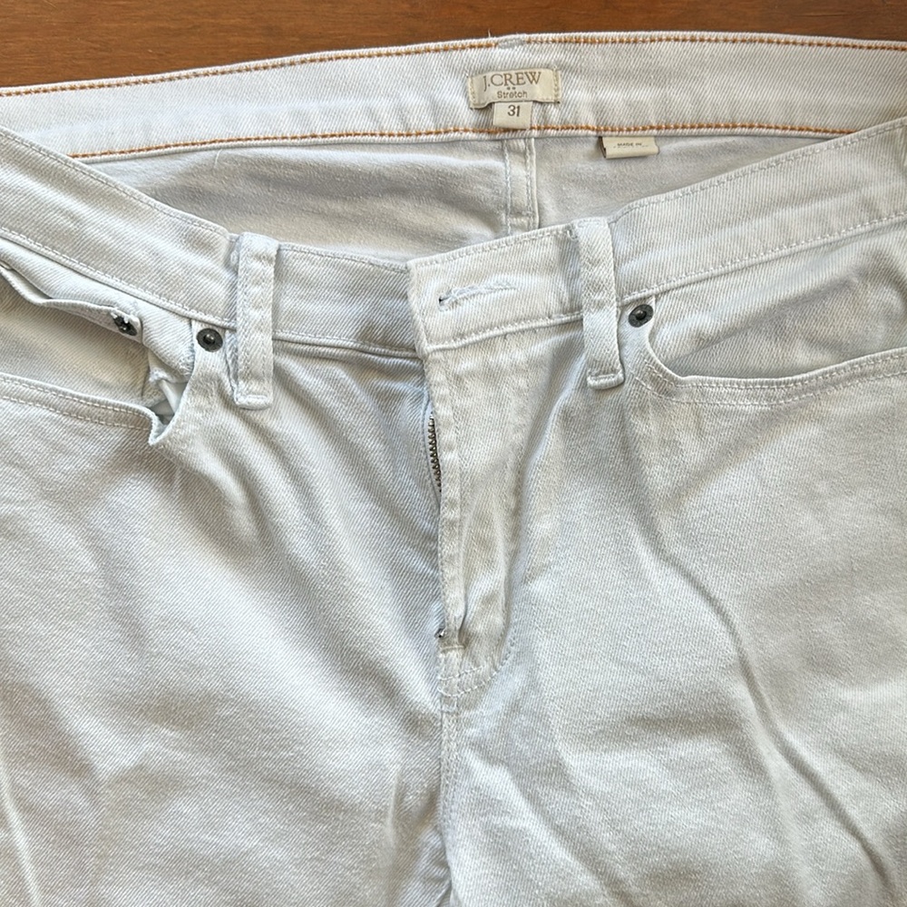 Jcrew white jeans size 31